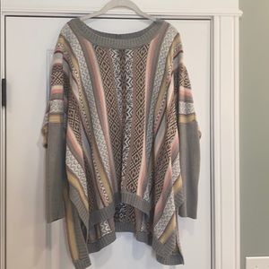Fair Isle Cabi oversized sweater